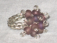 craftster Woven Silver Wire Ring